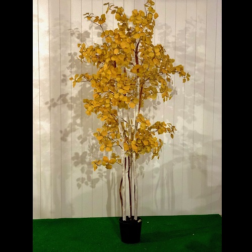 Aspen Tree 7' - Artificial Trees & Floor Plants - Artificial Fall Aspen trees for rent
